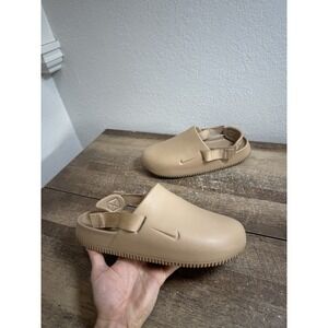 Nike Calm Mule Na Hemp/Hemp Brown Sandals Sz M10 [FD5130-200]